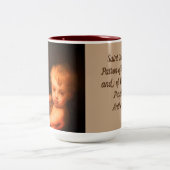 Tasse 2 Couleurs Personnalisable Saint Joseph avec Christ Child (Centre)