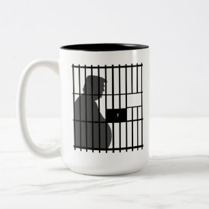 Tasse 2 Couleurs Personnalisable Trump pour la prison 2024