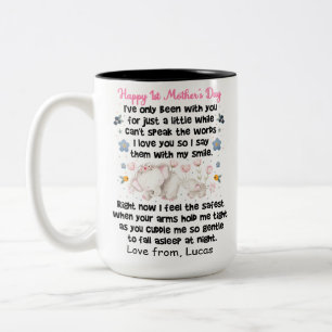 Tasse 2 Couleurs Personnalisation de Happy 1er Mother's Day, person