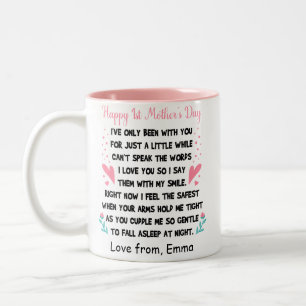 Tasse 2 Couleurs Personnalisation de Happy 1er Mother's Day, person