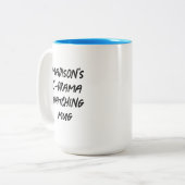Tasse 2 Couleurs Personnalisation de l'observation dramatique chino (Devant gauche)