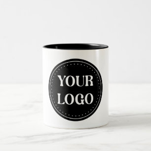 Tasse 2 Couleurs Personnalisé, élégant, moderne et minimal