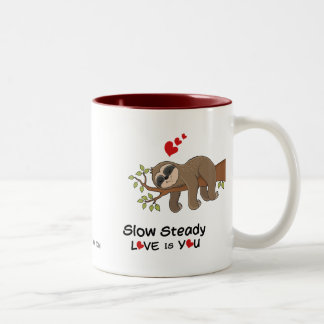 Tasse 2 Couleurs Personnaliser Adorable Heureuse Sainte-Valentin