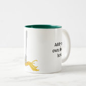 Tasse 2 Couleurs Personnaliser de ce graphique Spaghetti Pasta (Devant droit)