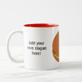 Tasse 2 Couleurs Personnaliser de cette image Bagel (Gauche)