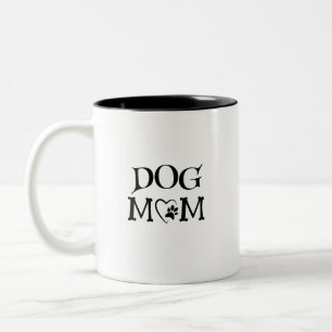 Tasse 2 Couleurs Personnaliser la maman du chien