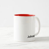 Tasse 2 Couleurs Personnaliser le nom (Devant droit)