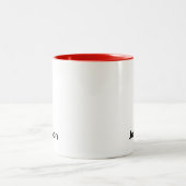 Tasse 2 Couleurs Personnaliser le nom (Centre)