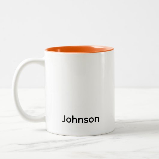 Tasse 2 Couleurs Personnaliser le nom (Gauche)