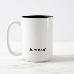 Tasse 2 Couleurs Personnaliser le nom
