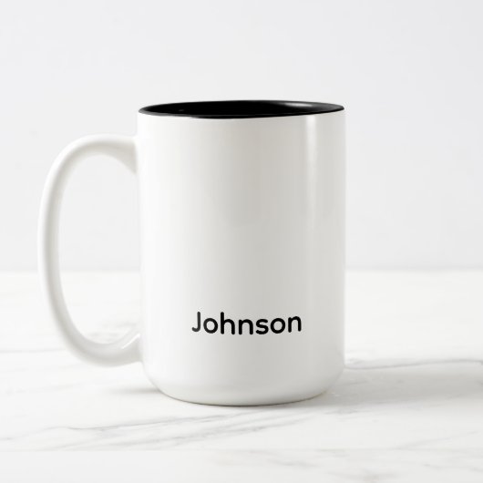 Tasse 2 Couleurs Personnaliser le nom (Gauche)