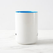Tasse 2 Couleurs Personnaliser le nom (Centre)