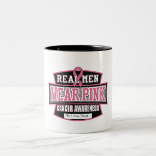 Tasse 2 Couleurs Personnalisez-le VRAI cancer du sein de ROSE de