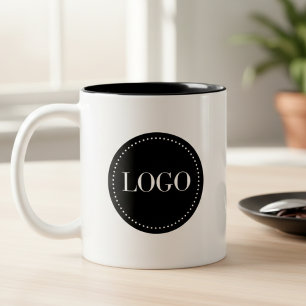 Tasse 2 Couleurs Personnalisez Votre Logo d'Entreprise Marqué 