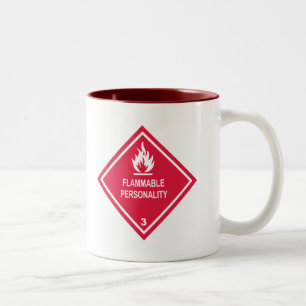 Tasse 2 Couleurs Personnalité inflammable