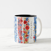 Tasse 2 Couleurs personnalizedwildfleersmug rouge bleu (Devant droit)