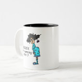 Tasse 2 Couleurs Personne Du Matin (Devant gauche)