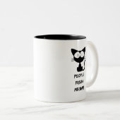 Tasse 2 Couleurs personne freak meowt (Devant droit)