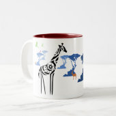 Tasse 2 Couleurs Personne n'est comme moi ! (Devant gauche)