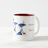 Tasse 2 Couleurs Personne n'est comme moi ! (Devant droit)