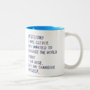 Tasse 2 Couleurs Perspective sur le changement