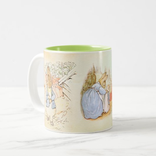 Tasse 2 Couleurs Peter Rabbit (maman) (Devant gauche)