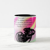 Tasse 2 Couleurs petit amour jésus (Centre)