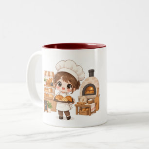 Tasse 2 Couleurs Petit Boulanger Joyeux