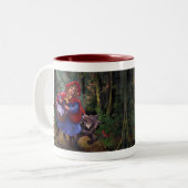 Tasse 2 Couleurs Petit Chaperon Rouge (Devant gauche)