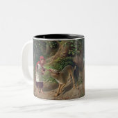 Tasse 2 Couleurs Petit Chaperon Rouge (Devant gauche)