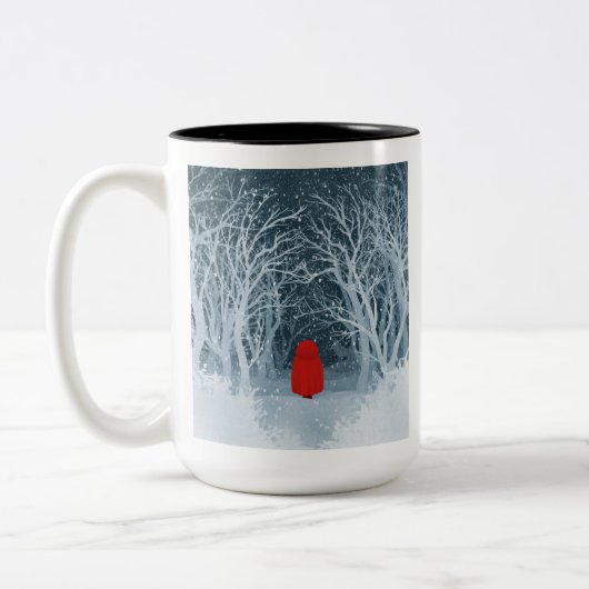Tasse 2 Couleurs Petit Chaperon Rouge (Gauche)