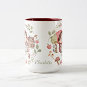 Tasse 2 Couleurs Petit Chaperon Rouge Cute Whimsical (Centre)