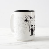 Tasse 2 Couleurs Petit Couple Effrayant (Devant gauche)