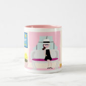 Tasse 2 Couleurs Petit déjeuner avec Stephanie Deluxe (Centre)