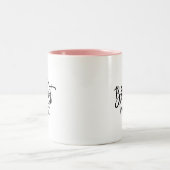 Tasse 2 Couleurs Petit-déjeuner Vin Funny Classic Mug, 11 oz (Centre)