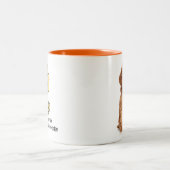 Tasse 2 Couleurs Petit Doodle doré (Centre)