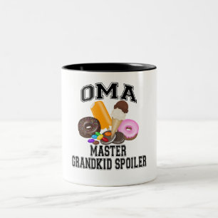 Tasse 2 Couleurs Petit-enfant Spoiler Mémé
