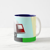 Tasse 2 Couleurs Petit Garçon (Devant droit)