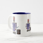 Tasse 2 Couleurs Petit garçon de batteur (Devant gauche)