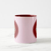 Tasse 2 Couleurs Petit hérisson mignon (Centre)
