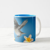 Tasse 2 Couleurs Petit Oiseau doux (Devant droit)