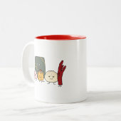 Tasse 2 Couleurs Petit pain chinois de petits pains de boulette de (Devant gauche)