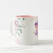 Tasse 2 Couleurs Petit rose (Devant gauche)