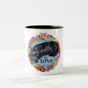 Tasse 2 Couleurs Petit Scottie sur Tartan