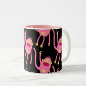 Tasse 2 Couleurs Petit Singe mignon (Devant droit)