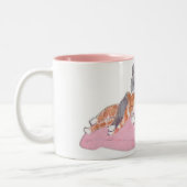 Tasse 2 Couleurs Petit somme de chat (Gauche)