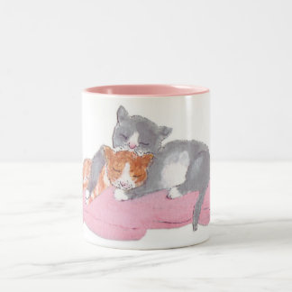 Tasse 2 Couleurs Petit somme de chat