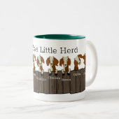 Tasse 2 Couleurs Petit troupeau de chèvres des Grandpas (Devant droit)
