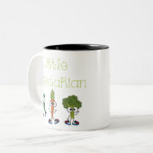 Tasse 2 Couleurs Petit végétarien (Devant gauche)