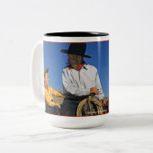 Tasse 2 Couleurs Petite cow-girl (Devant gauche)